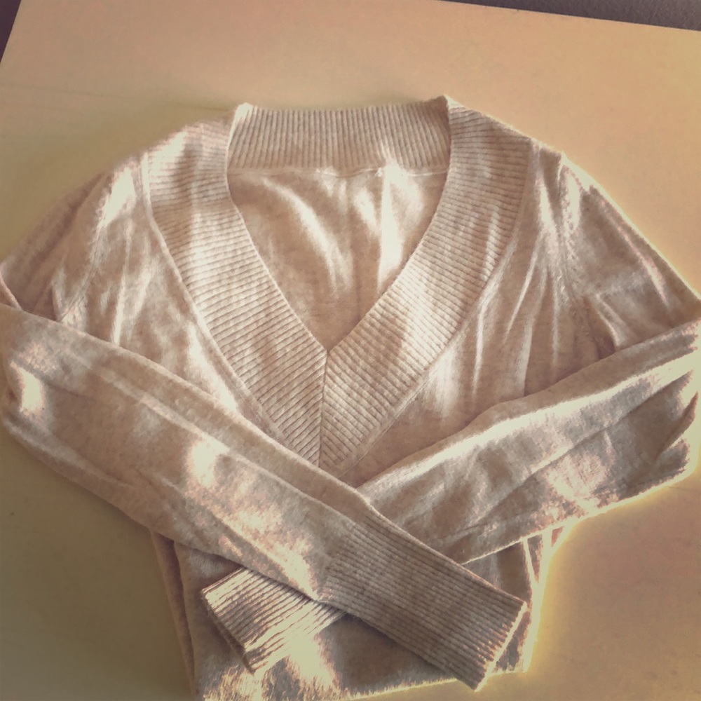 Cream sweater